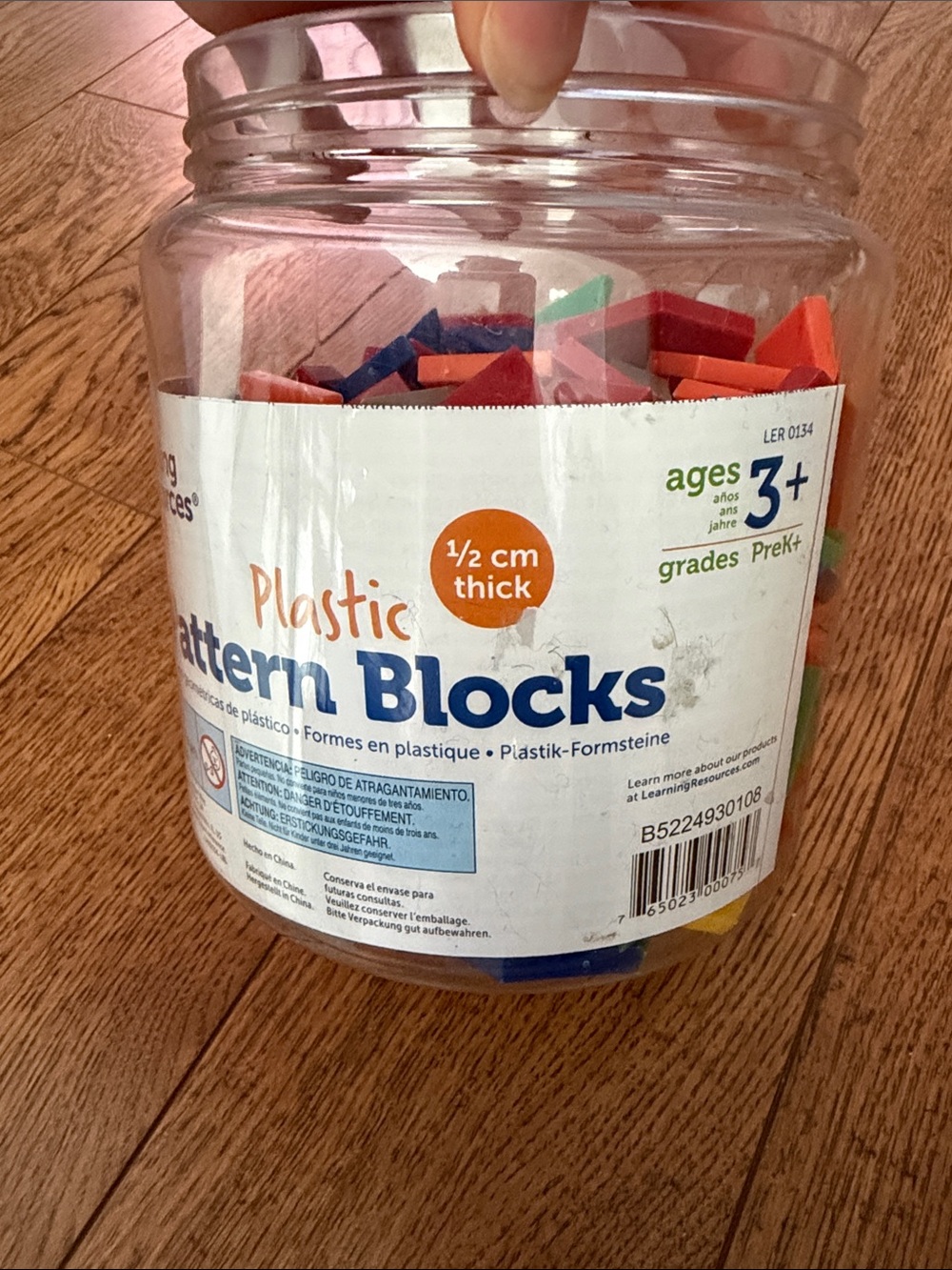 Learning resources - Plastic Pattern Blocks - Picture 5 of 6